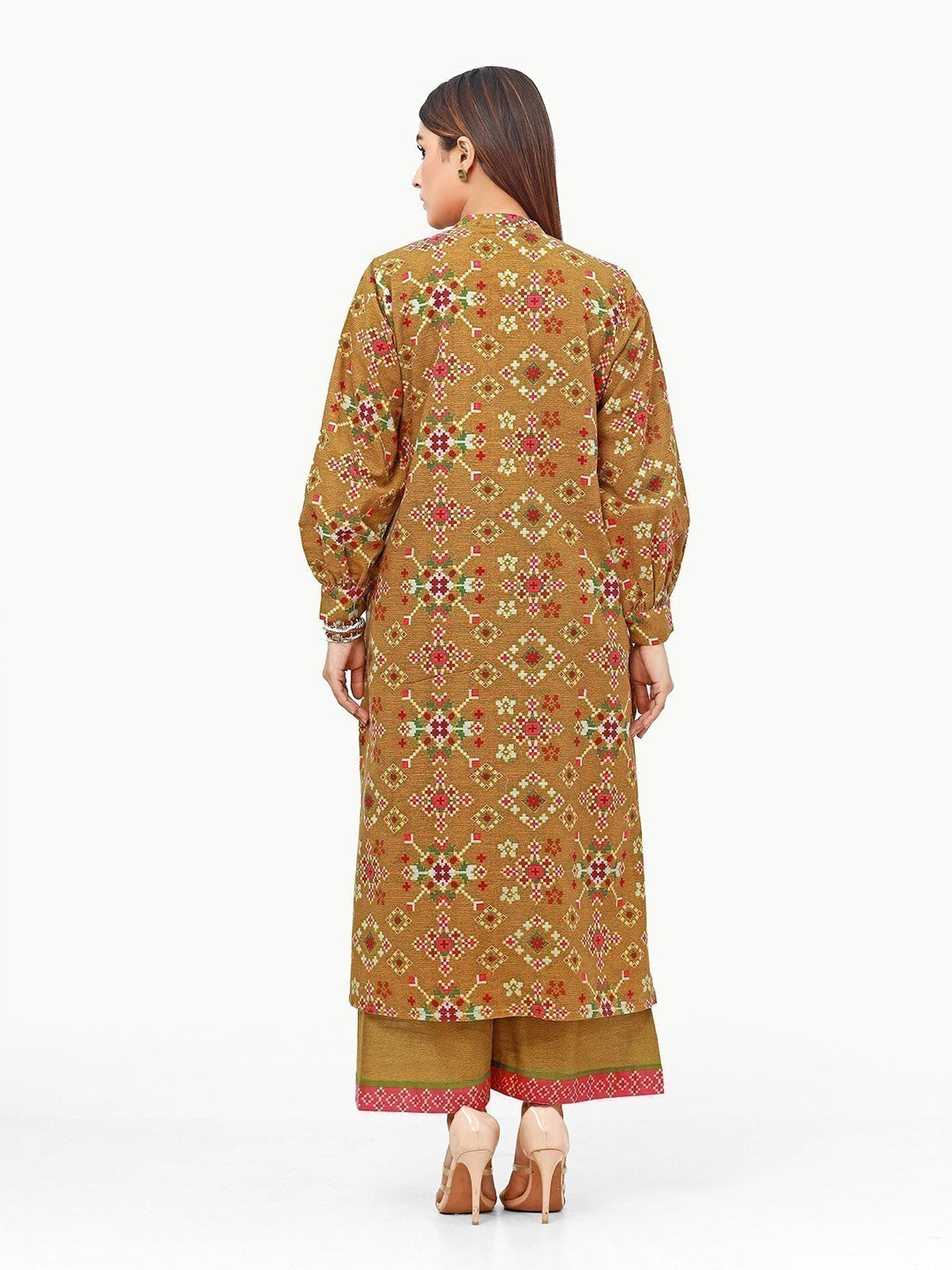 Pret 2Pc Printed Khaddar Shirt Trouser - EWTKP22-68612 (ST)