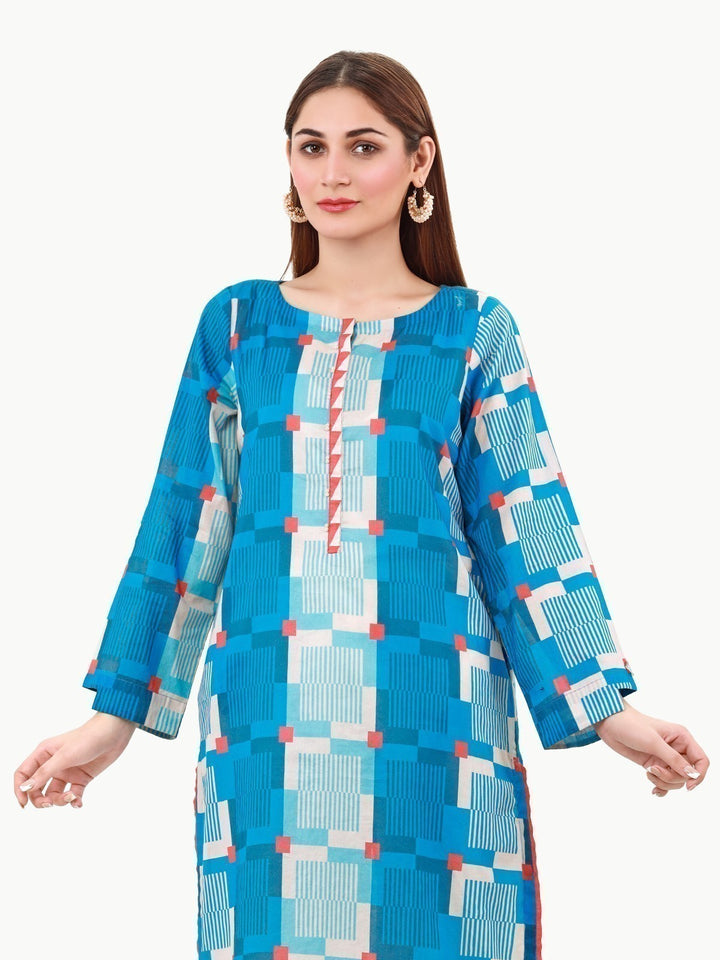 Pret 1Pc Printed Lawn Shirt - EWTKA22-68187