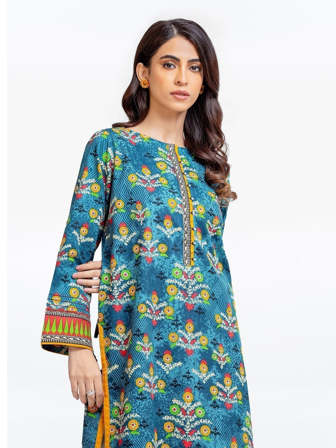 Pret 1Pc Printed Khaddar Shirt - EWTKA22-68584