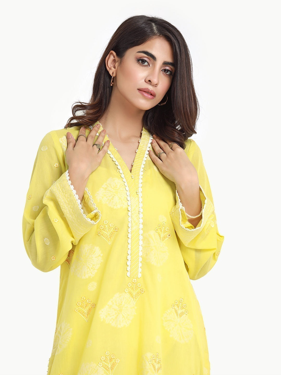 Pret 1Pc Embroidered Jacquard Shirt - EWTKE22-68042S