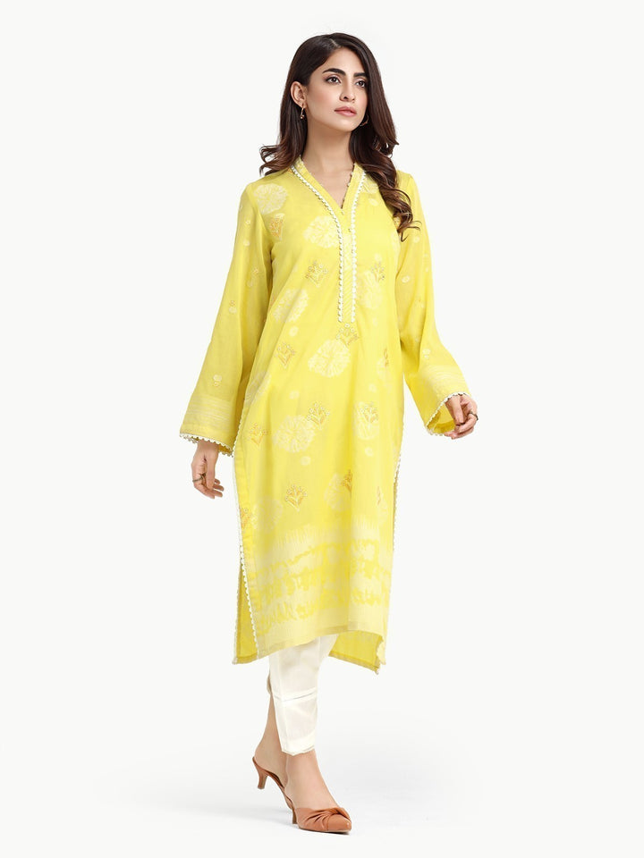 Pret 1Pc Embroidered Jacquard Shirt - EWTKE22-68042S