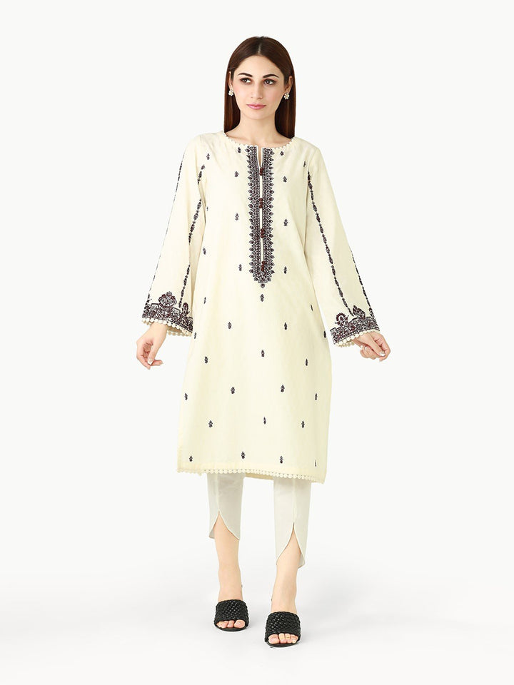 Pret 1Pc Embroidered Dobby Shirt - EWTKE22-68164