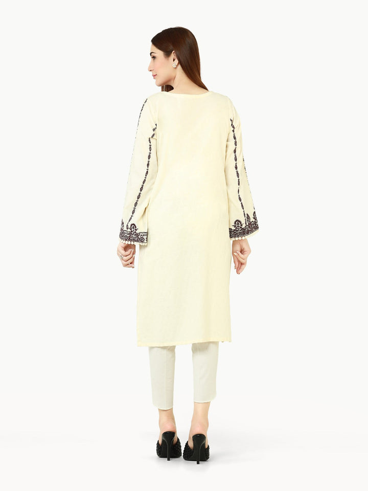 Pret 1Pc Embroidered Dobby Shirt - EWTKE22-68164