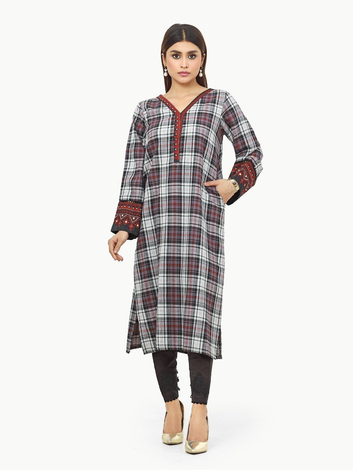 Pret 1Pc Embroidered Cotton Shirt - EWTKE22-68442