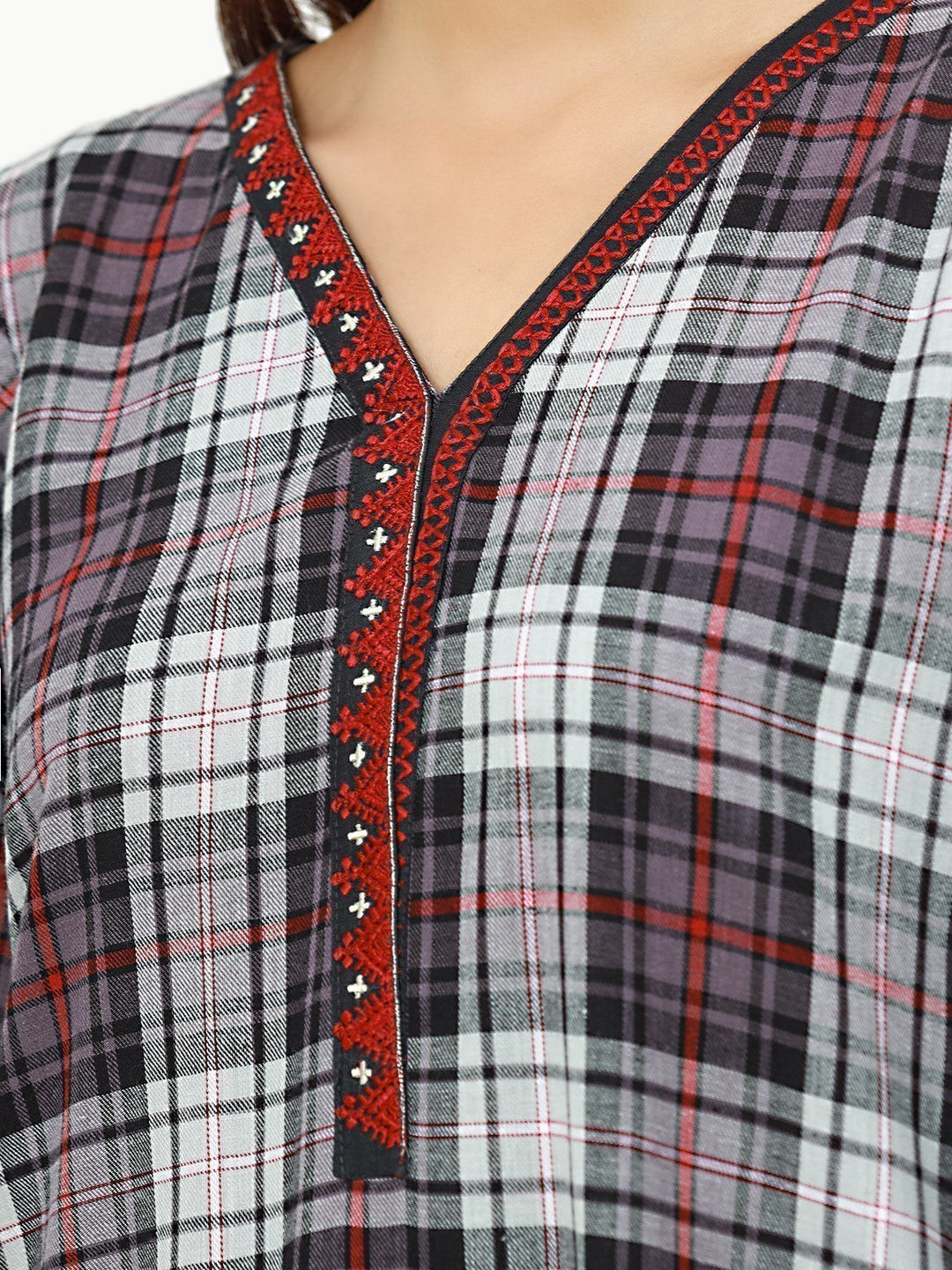 Pret 1Pc Embroidered Cotton Shirt - EWTKE22-68442