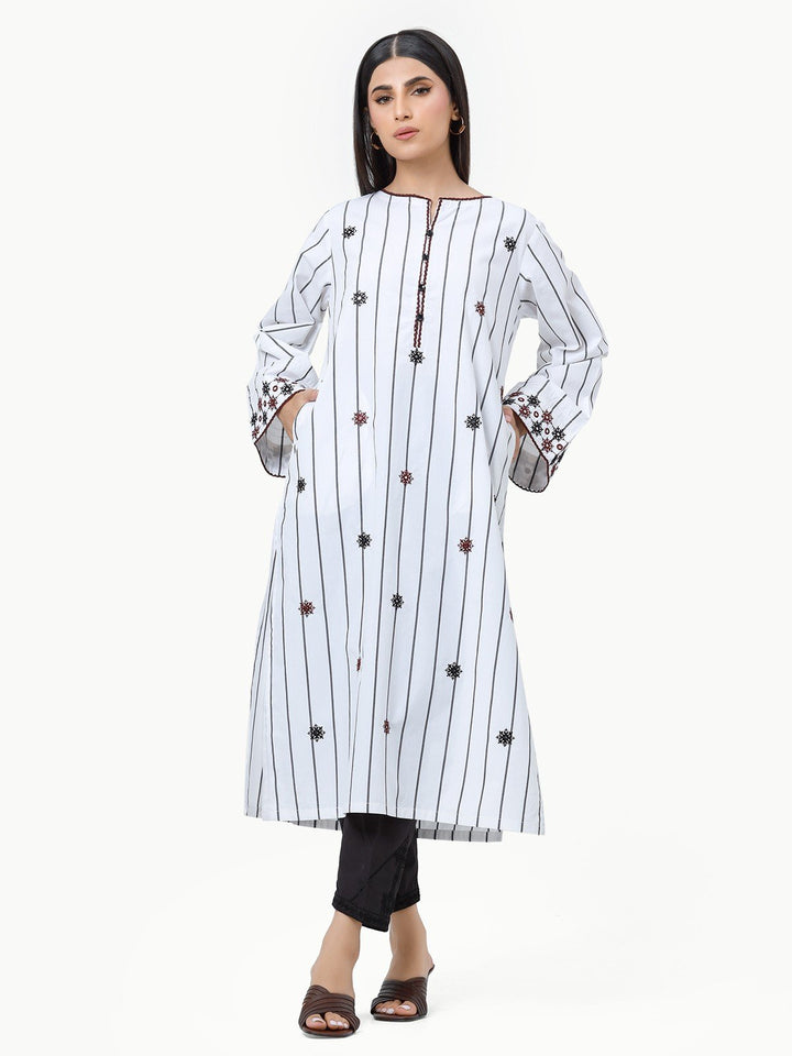 Pret 1Pc Embroidered Cotton Shirt - EWTKE22-68450
