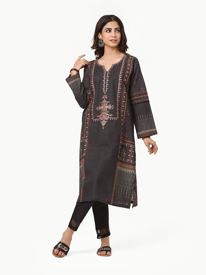 Pret 1Pc Embroidered Khaddar Shirt - EWTKE22-68566
