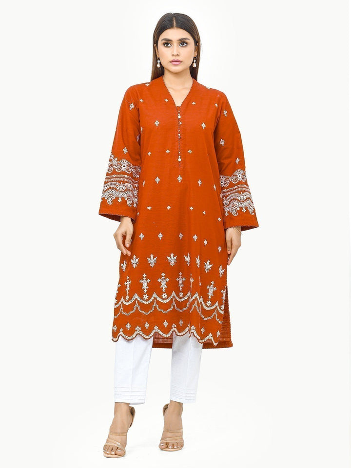 Pret 1Pc Embroidered Khaddar Shirt - EWTKE22-68687