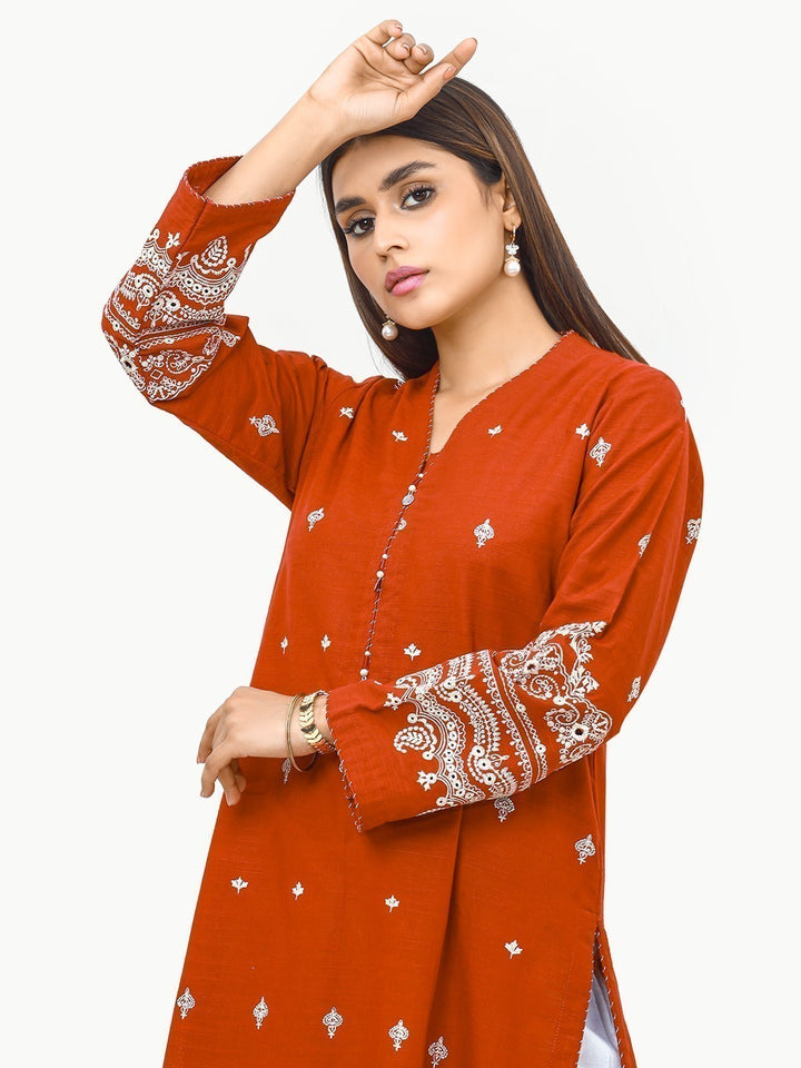Pret 1Pc Embroidered Khaddar Shirt - EWTKE22-68687