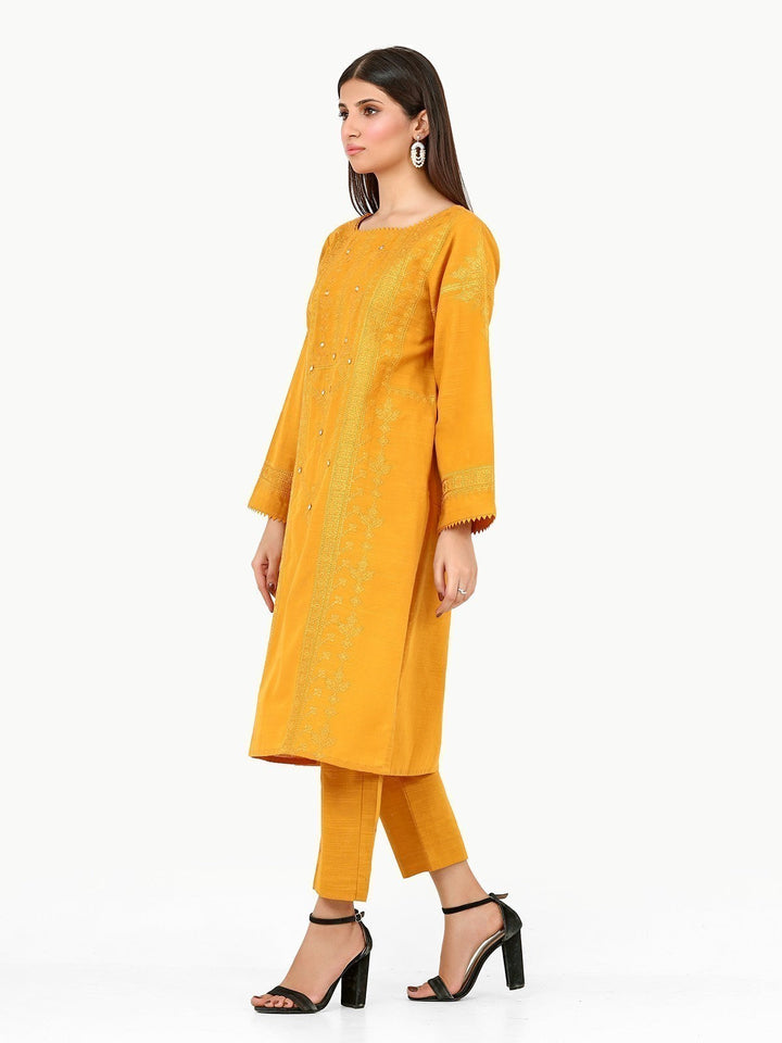 Pret 2Pc Embroidered Cotton Twill Shirt Trouser - EWTKE22-68715
