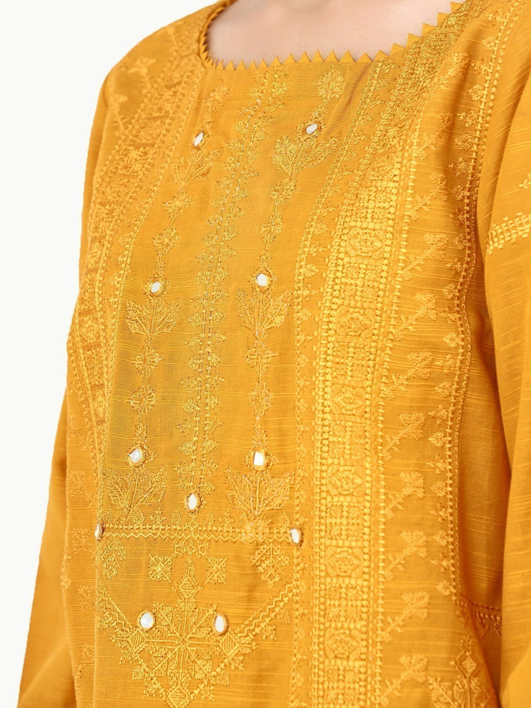 Pret 2Pc Embroidered Cotton Twill Shirt Trouser - EWTKE22-68715