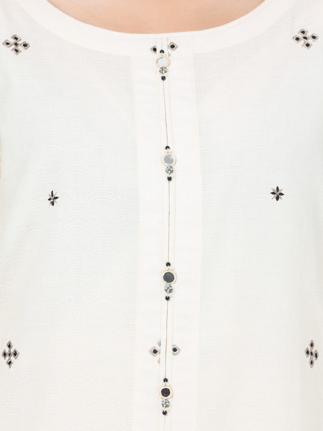Pret 1Pc Embroidered Dobby Shirt - EWTKE23-68167S