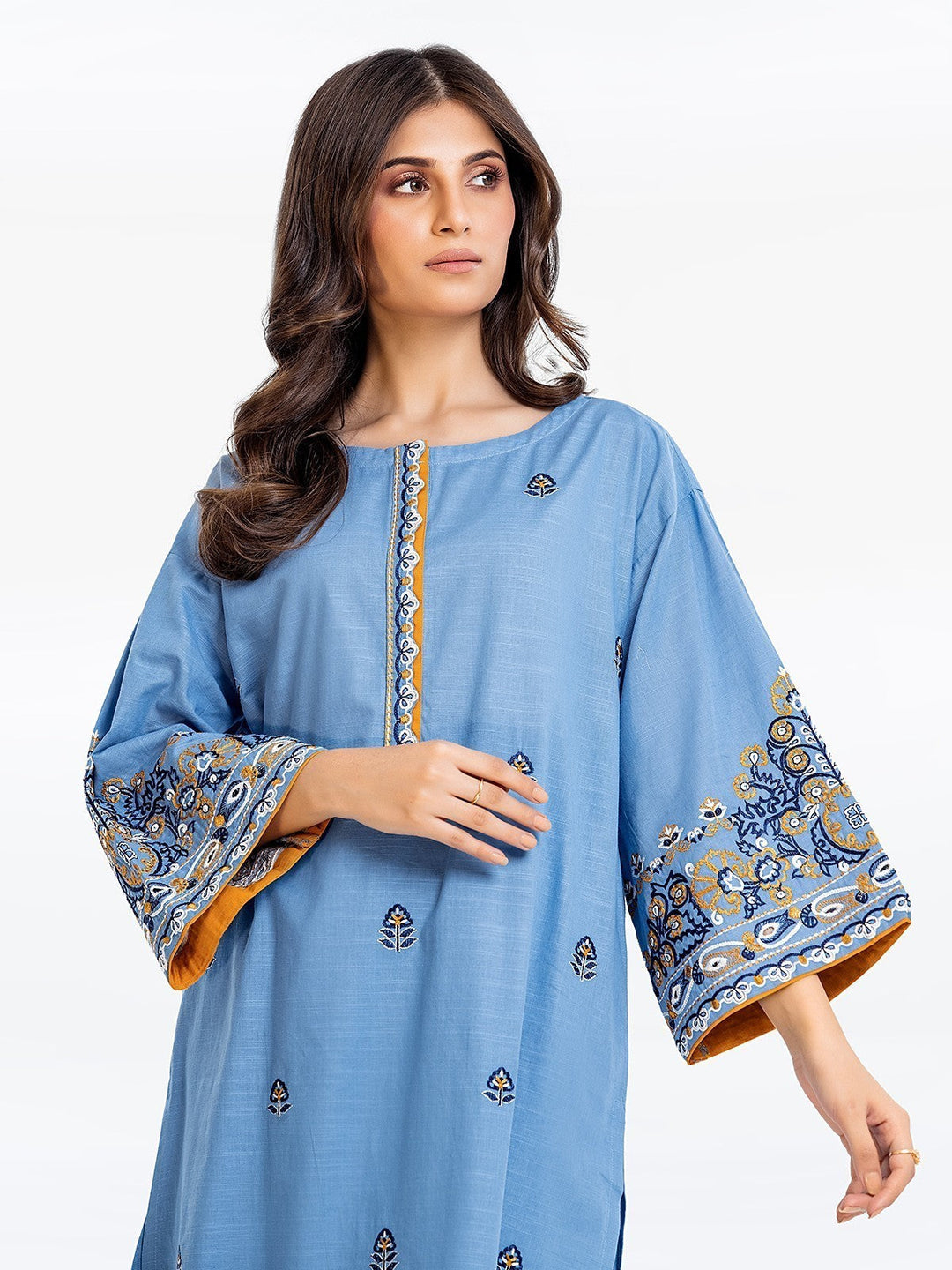 Pret 2Pc Embroidered Khaddar Shirt Trouser - EWTKE23-68711ST