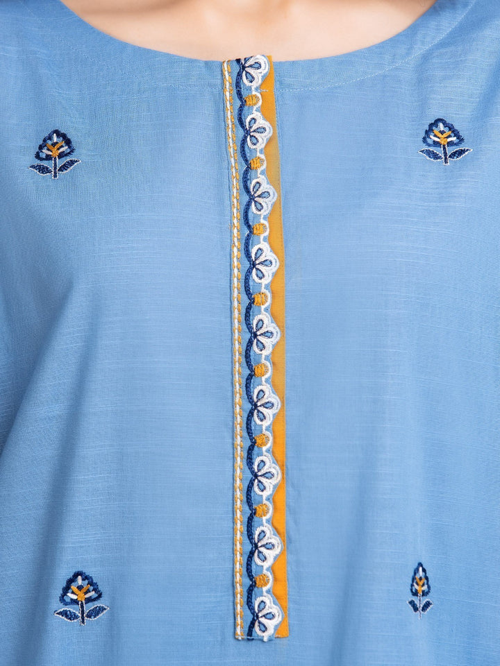 Pret 2Pc Embroidered Khaddar Shirt Trouser - EWTKE23-68711ST