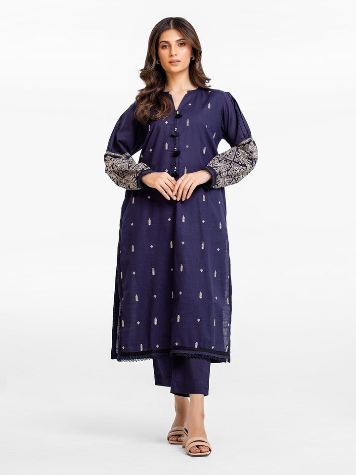 Pret 2Pc Embroidered Khaddar Shirt Trouser - EWTKE23-68712ST
