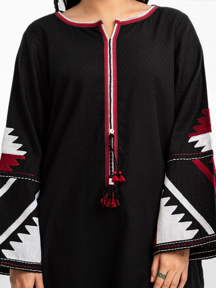Pret 2Pc Embroidered Khaddar Shirt Trouser - EWTKE23-68782ST
