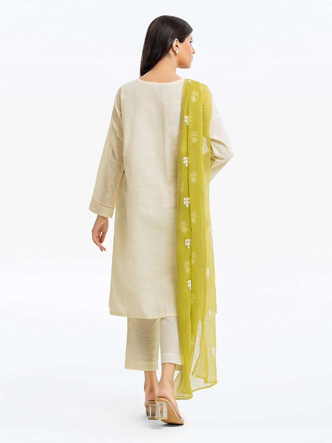 Pret 3Pc Embroidered Khaddar Suit - EWTKE23-68795-3P