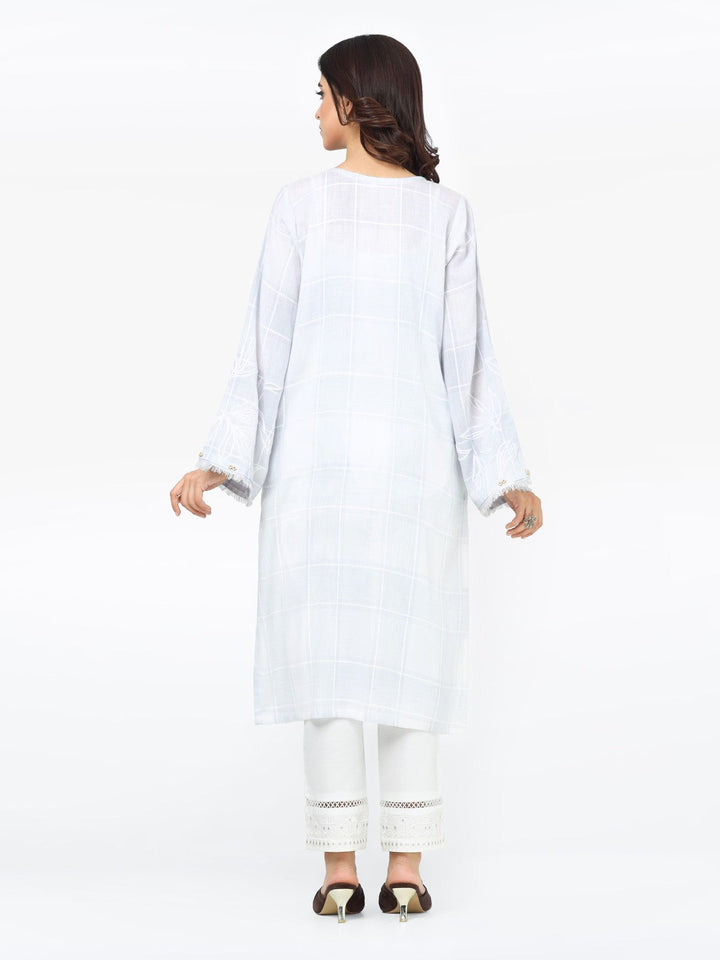 Pret 1Pc Embroidered Cotton Shirt - EWTKE23-69244S
