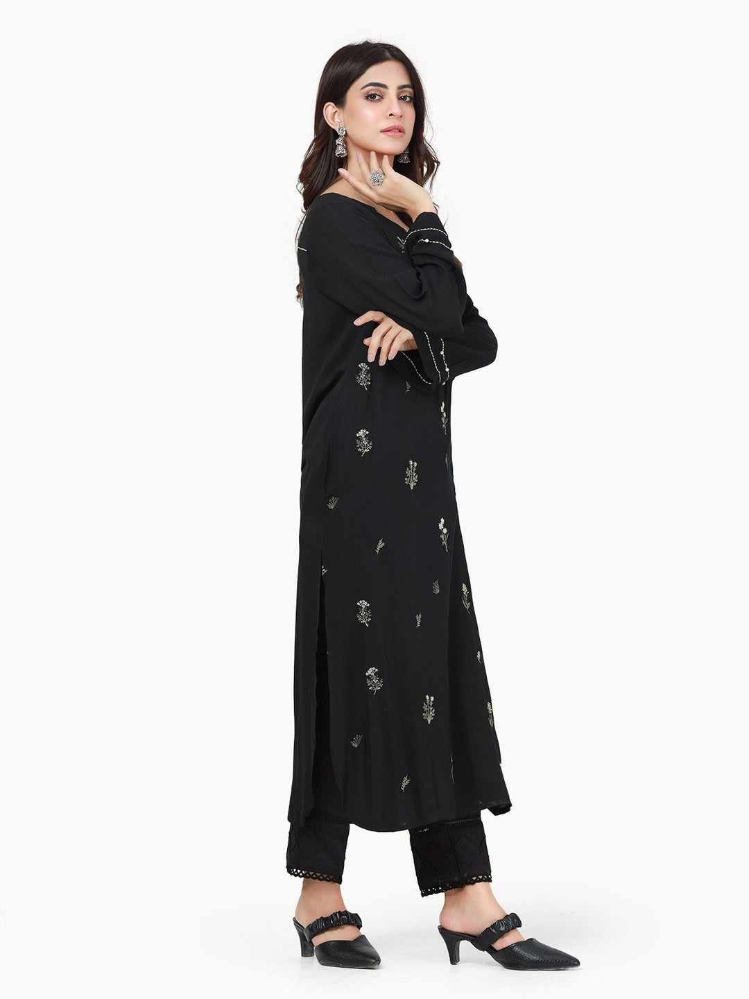 Pret 1Pc Embroidered Cotton Shirt - EWTKE23-69251S