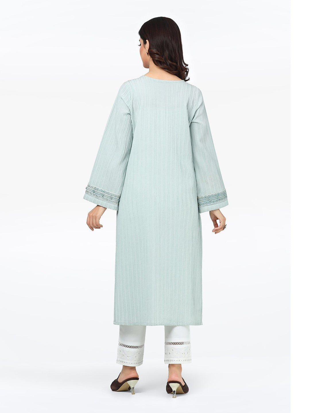 Pret 1Pc Embroidered Dobby Shirt - EWTKE23-69263S
