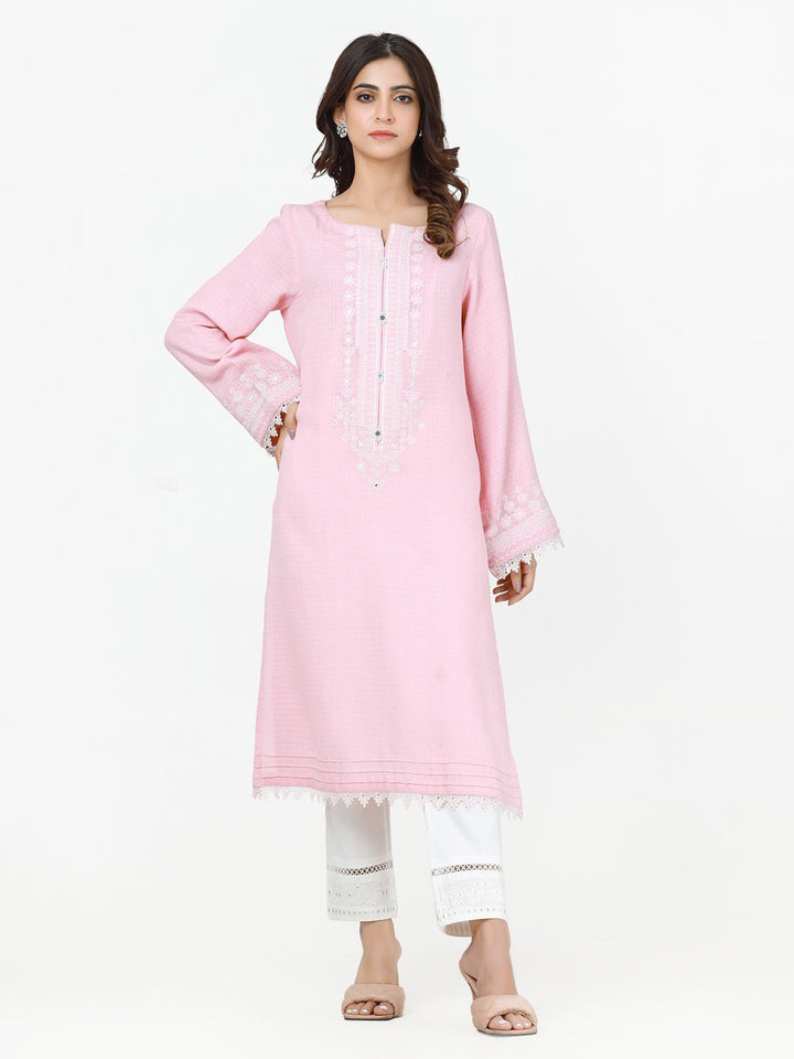 Pret 1Pc Embroidered Cotton Shirt - EWTKE23-69268S