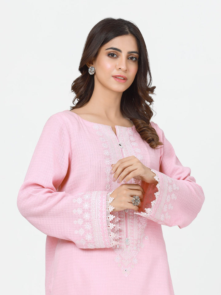 Pret 1Pc Embroidered Cotton Shirt - EWTKE23-69268S