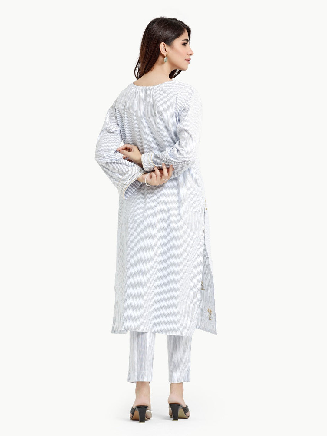 Pret 1Pc Embroidered Poplin Shirt - EWTKE23-69283