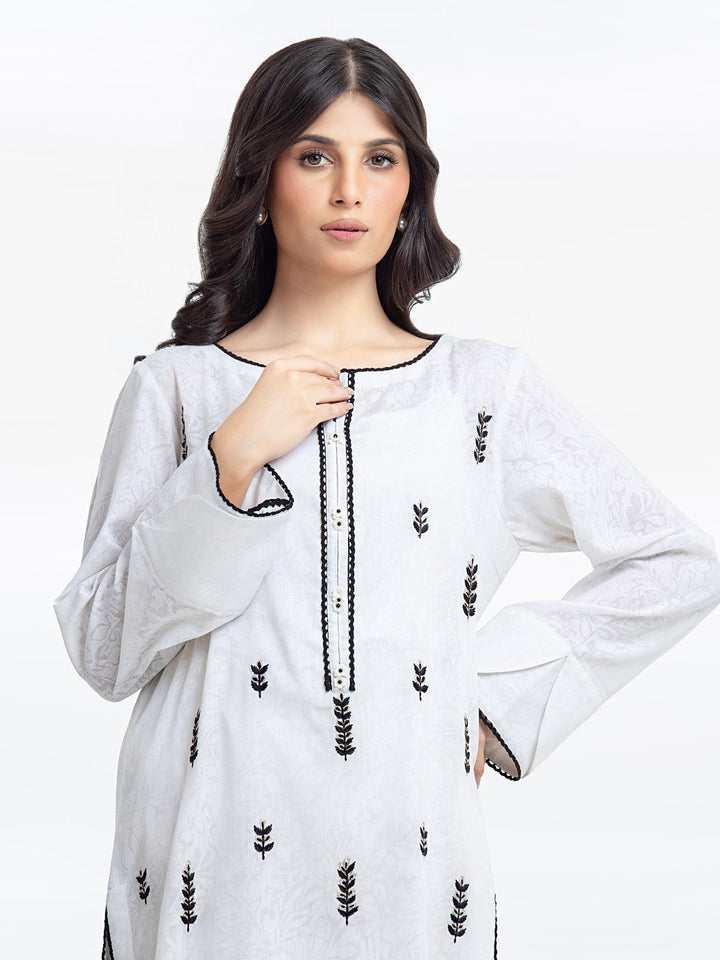 Pret 1Pc Embroidered Lawn Shirt - EWTKE23-69292S