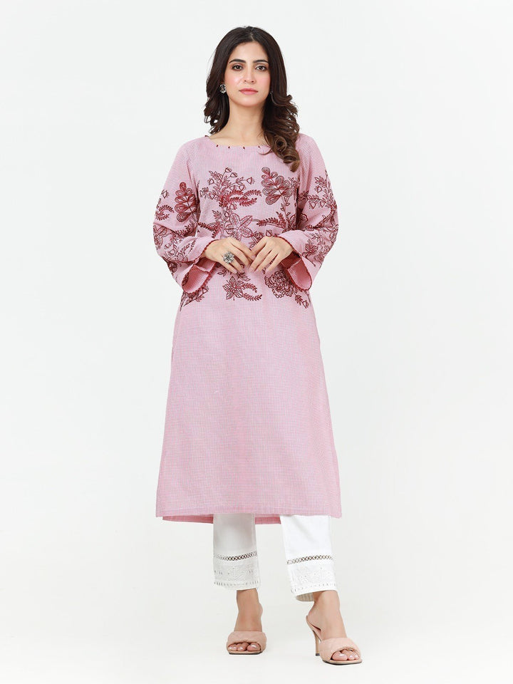 Pret 1Pc Embroidered Cotton Shirt - EWTKE23-69303S
