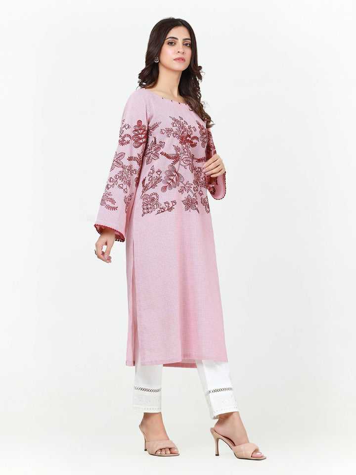 Pret 1Pc Embroidered Cotton Shirt - EWTKE23-69303S