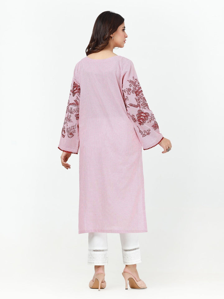 Pret 1Pc Embroidered Cotton Shirt - EWTKE23-69303S
