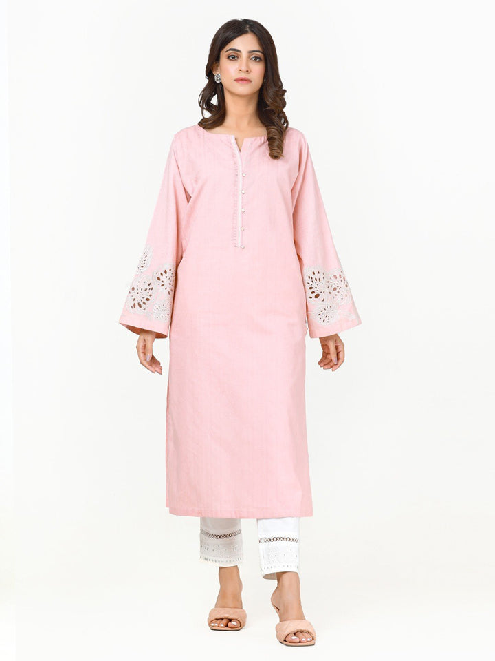 Pret 1Pc Embroidered Dobby Shirt - EWTKE23-69310S