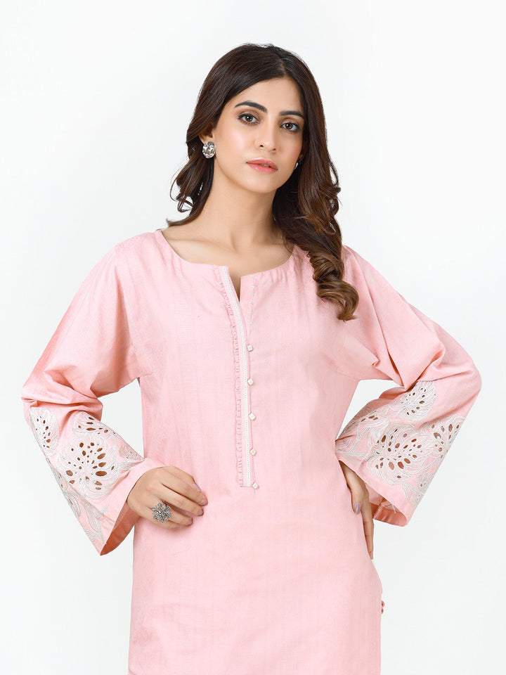 Pret 1Pc Embroidered Dobby Shirt - EWTKE23-69310S