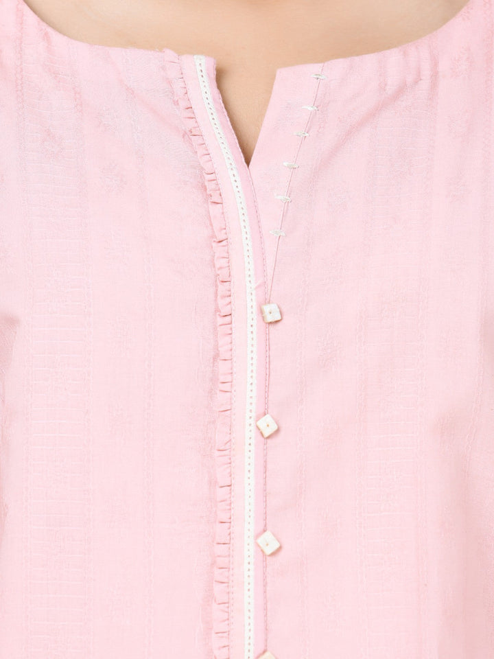 Pret 1Pc Embroidered Dobby Shirt - EWTKE23-69310S