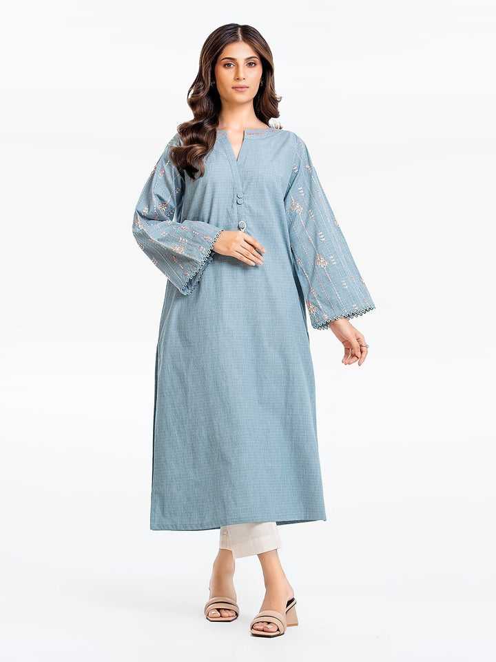 Pret 1Pc Embroidered Dobby Shirt - EWTKE23-69332S