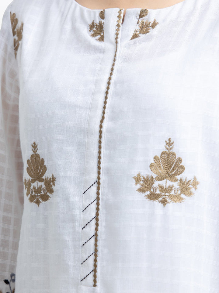 Pret 1Pc Embroidered Dobby Shirt - EWTKE23-69350S
