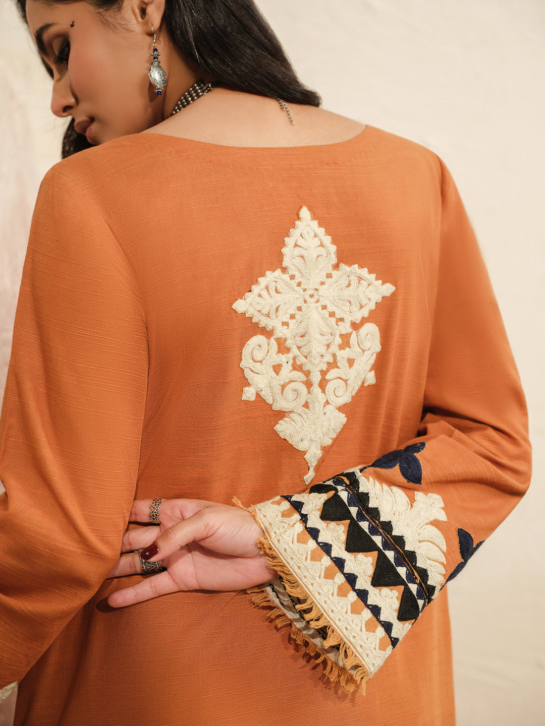 Pret 2Pc Embroidered Khaddar Shirt Trouser - EWTKE23-69401ST