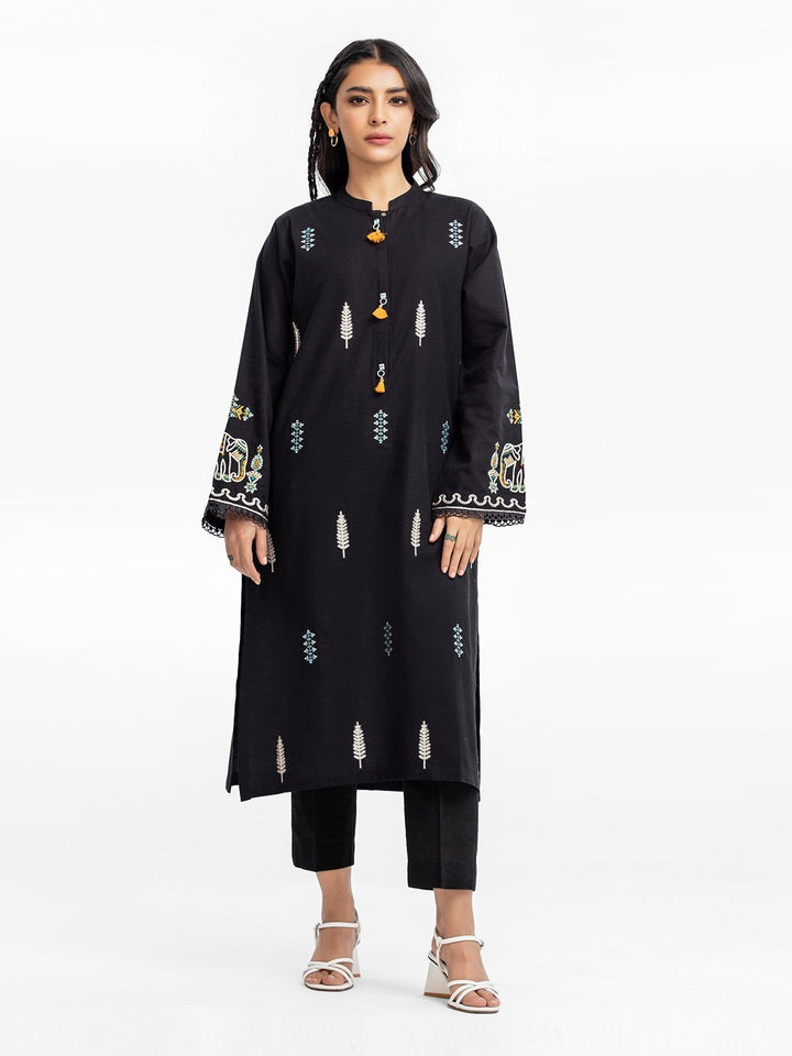 Pret 1Pc Embroidered Khaddar Shirt - EWTKE23-69405S