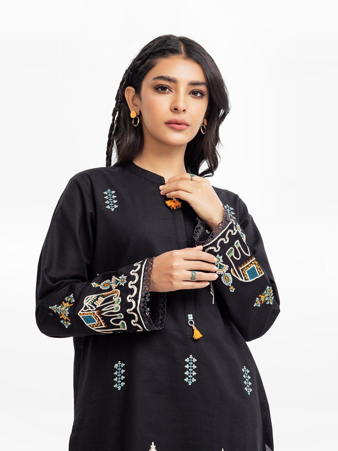 Pret 1Pc Embroidered Khaddar Shirt - EWTKE23-69405S
