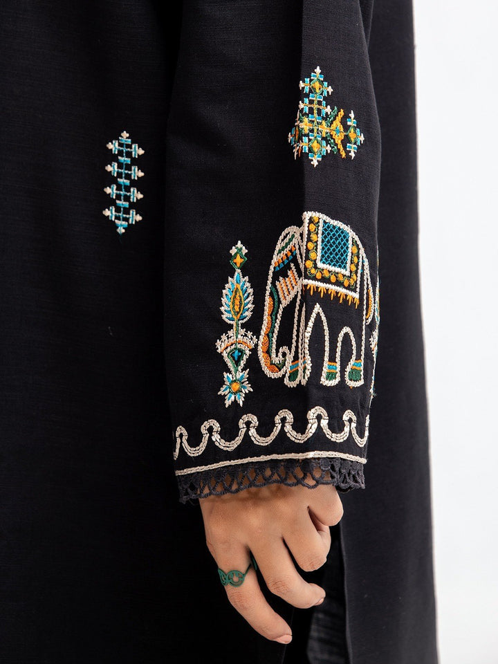 Pret 1Pc Embroidered Khaddar Shirt - EWTKE23-69405S