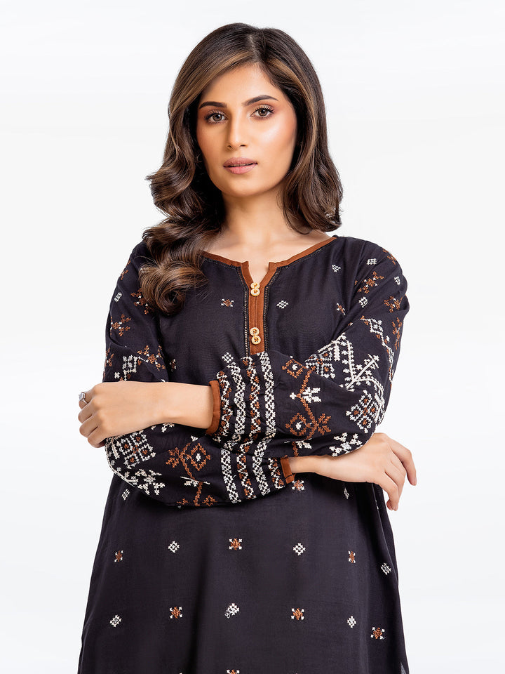 Pret 1Pc Embroidered Khaddar Shirt - EWTKE23-69414S