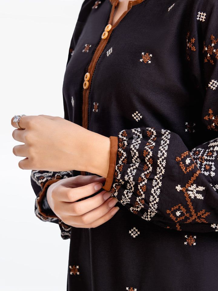 Pret 1Pc Embroidered Khaddar Shirt - EWTKE23-69414S