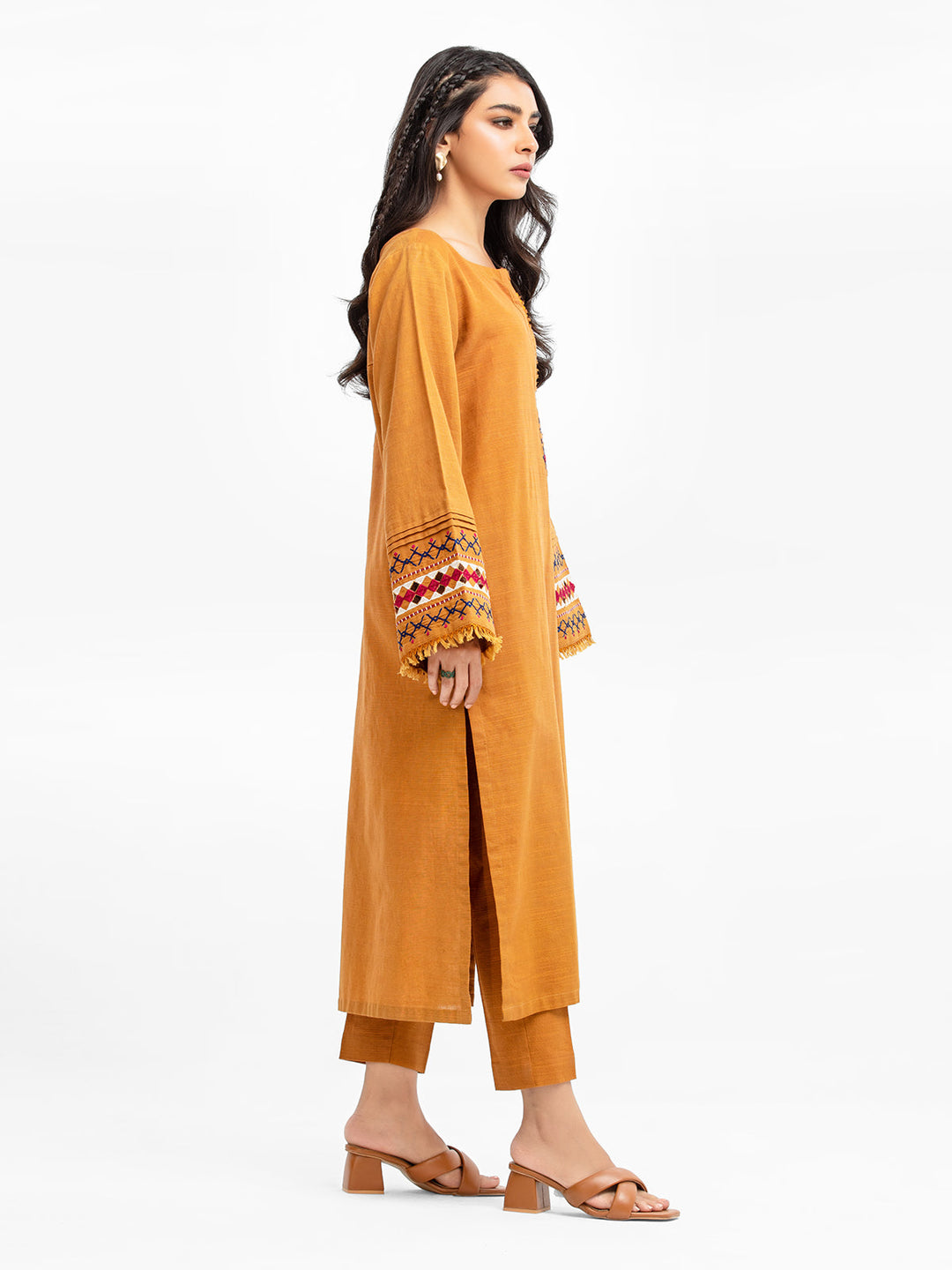 Pret 2Pc Embroidered Khaddar Shirt Trouser - EWTKE23-69419ST