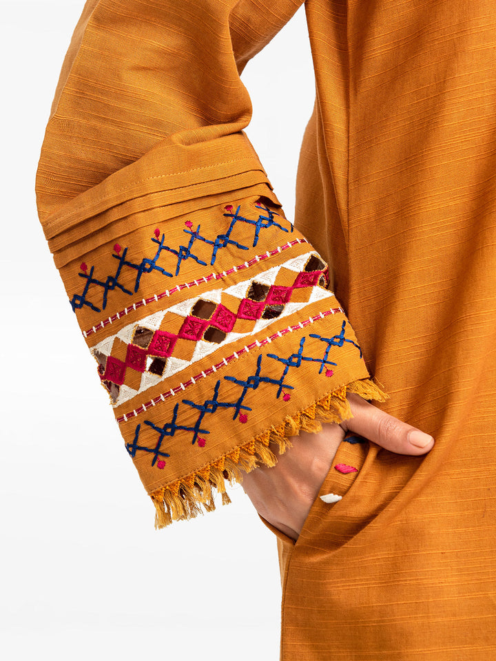 Pret 2Pc Embroidered Khaddar Shirt Trouser - EWTKE23-69419ST