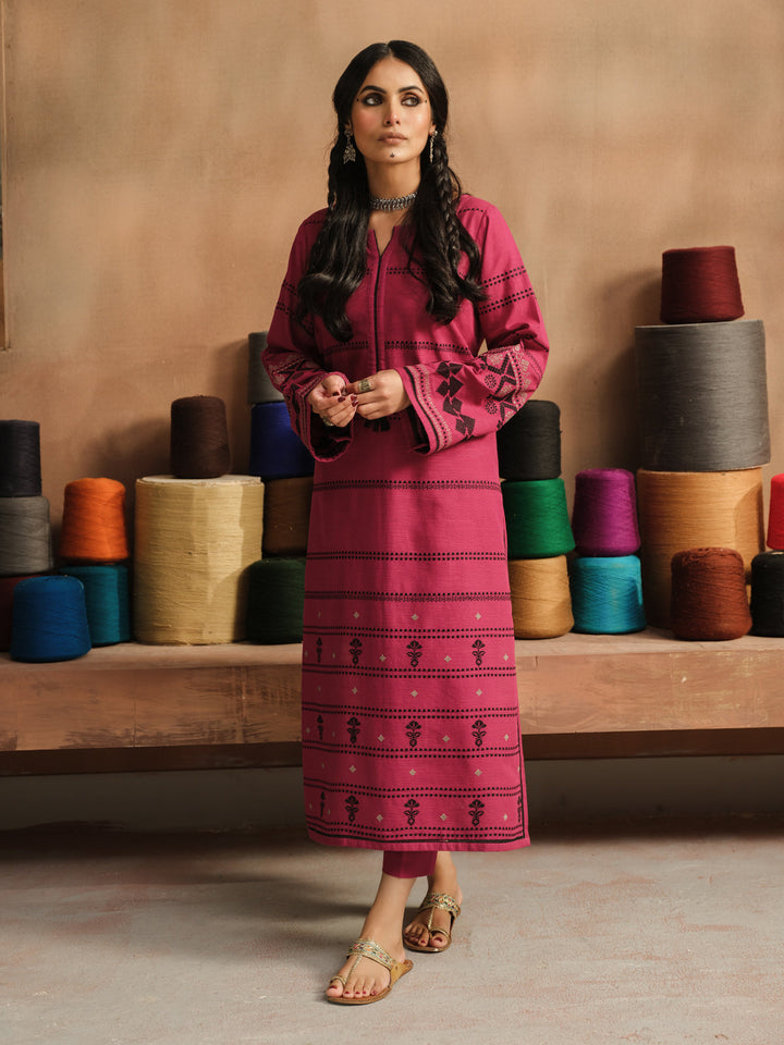 Pret 2Pc Embroidered Khaddar Shirt Trouser - EWTKE23-69499ST