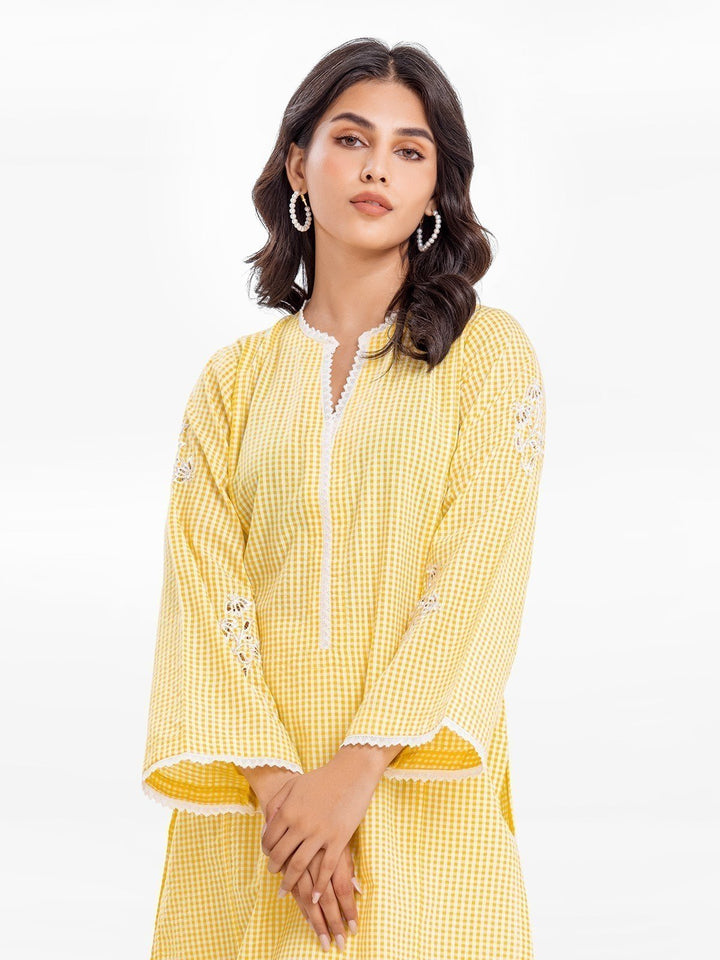 Pret 1Pc Embroidered Dobby Shirt - EWTKE23-69501S
