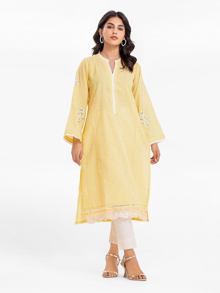 Pret 1Pc Embroidered Dobby Shirt - EWTKE23-69501S