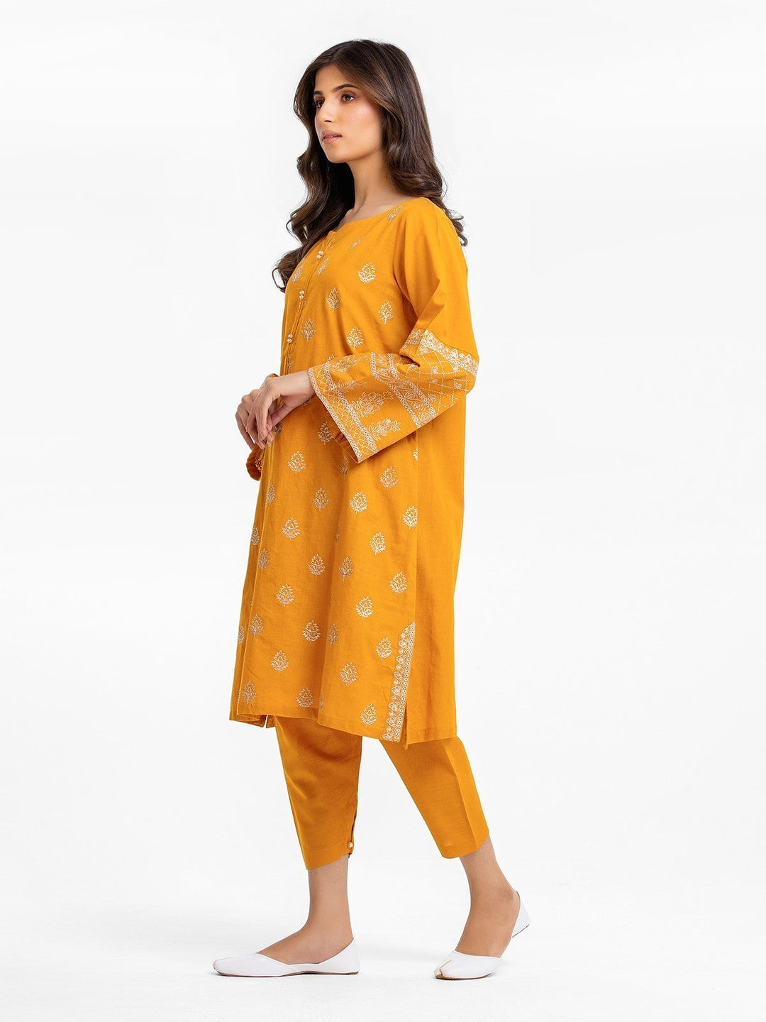 Pret 2Pc Embroidered Khaddar Shirt Trouser - EWTKE23-69516ST