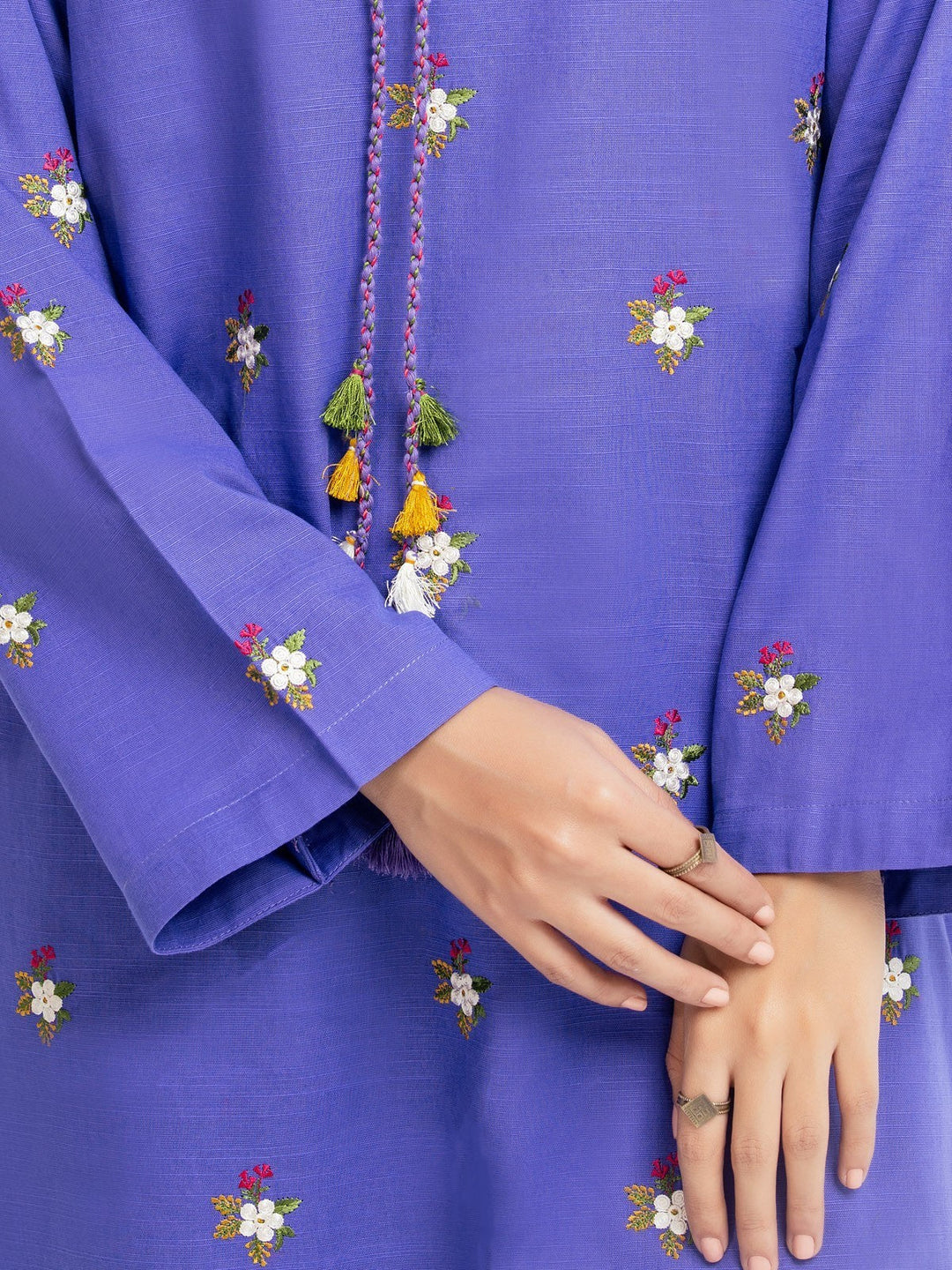 Pret 2Pc Embroidered Khaddar Shirt Trouser - EWTKE23-69521ST