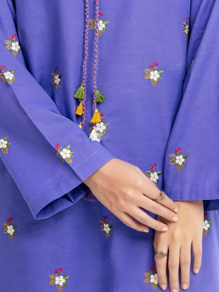 Pret 2Pc Embroidered Khaddar Shirt Trouser - EWTKE23-69521ST